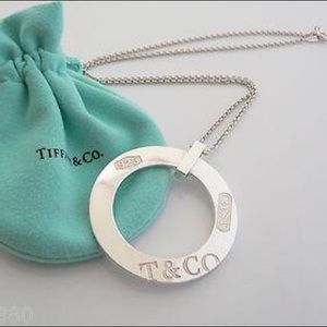 Tiffany & Co. 1837 Circle Sterling Silver Necklace